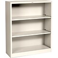 HON Brigade Steel Bookcase, 3 Shelves, 34-1/2W, Putty Finish NEXT2018 NEXTExpress