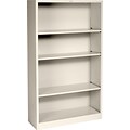 HON Brigade Steel Bookcase, 4 Shelves, 34-1/2W, Putty Finish NEXT2018 NEXTExpress
