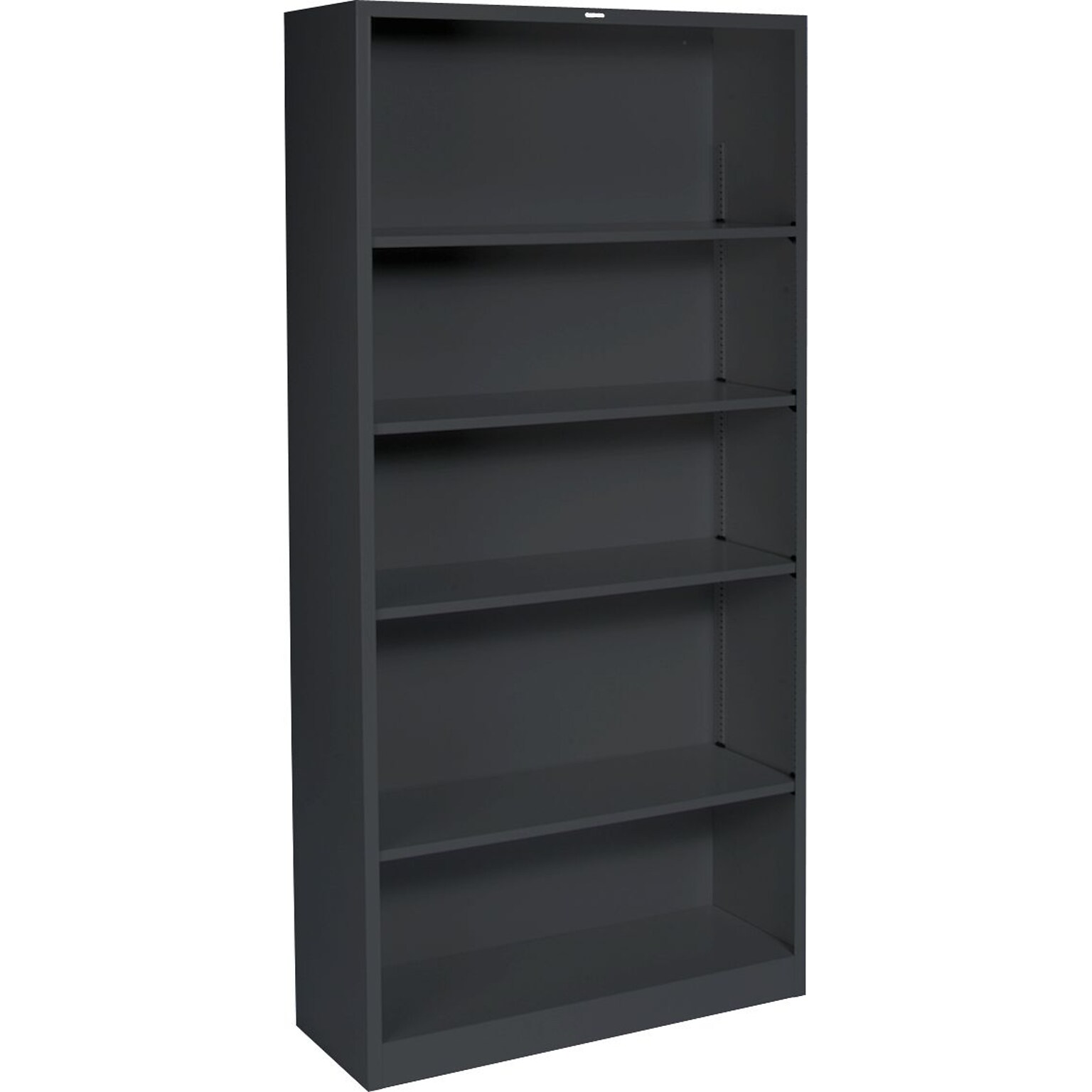 HON Brigade Steel Bookcase, 5 Shelves, 34-1/2W, Black Finish NEXT2018 NEXT2Day