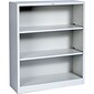 HON Brigade™ 41" 3-Shelf Bookcase with Adjustable Shelves, Gray, Metal (S42ABCQ)