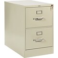 HON® 210 Series 2 Drawer Vertical File Cabinet, Legal, Putty, 28D (HON212CPL)