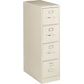 HON® 320 Series Vertical File, 4-Drawer, Letter, Putty