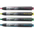 Hype!™ Retractable Highlighters, Assorted, 4/Pack