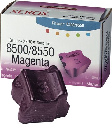 Xerox 108R00670 Magenta Standard Yield Solid Ink Cartridge, 3/Pack