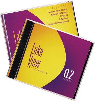 Avery Jewel Case Inserts for InkJet Printers, 5 1/4" x 4 1/2", Matte White,  2 inserts per Sheet, 10 Sheets/Pack (8693)