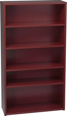 HON BL Series Bookcase, 5 Shelves, 32W, Mahogany Finish (BSXBL2194NN)