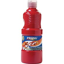 Prang Ready-to-Use Washable Tempera Paint, Red, 16 oz. (21601)