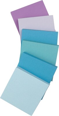 Staples® Stickies Notes, 3 x 3, Assorted Colors, 100 Sheet/Pad, 12 Pads/Pack (19758-US)