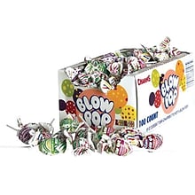 Charms Blow Pop Lollipops, Assorted Flavors, 65 oz., 100 Pieces (CRM3869)