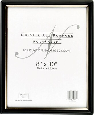 Nu-Dell® E-Z-Mount Frame, 10x8", Glass Face