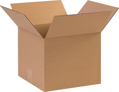 11 x 11 x 9 Shipping Boxes, 32 ECT, Brown, 25/Pack (BS111109)