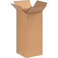 8 x 8 x 18 Shipping Boxes, 32 ECT, Brown, 25/Bundle (8818)