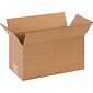 12" x 6" x 6" Multi-Depth Shipping Boxes, Brown, 25/ Bundle (MD1266)