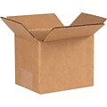 5 x 4 x 4 Shipping Boxes, 32 ECT, Brown, 25/Bundle (544)