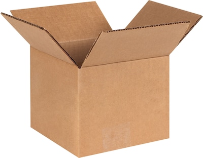 6 x 6 x 5 Shipping Boxes, 32 ECT, Brown, 25/Bundle (665)