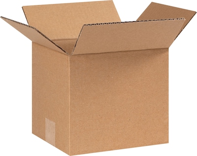 8 x 7 x 7 Shipping Boxes, 32 ECT, Brown, 25/Bundle (877)