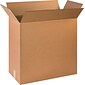 24" x 12" x 24" Shipping Boxes, 32 ECT, Brown, 10/Bundle (241224)