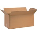 26Lx12Wx12H(D) Single-Wall Corrugated Boxes; Brown, 20 Boxes/Bundle