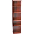 Bush Business Furniture Corsa Collection in Natural Cherry Finish, Open Single Bookcase, Ready to Assemble