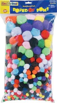 Chenille Kraft Pom Pons, Acrylic Yarn, 1000 Pieces/Pack (CK-818001)