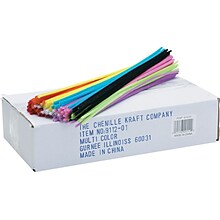 Chenille Kraft Company Regular Stems, Classroom Pack, Assorted Colors, Craft Supplies, 12 x 4mm, 1,