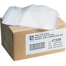 C-Line Reclosable Small Parts Bags, 2 Mil, 5W x 8D, 1000/Carton (47258)