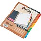 Cardinal® OneStep® Printable Table of Contents and Dividers, 5-Tab, Multicolor, 1/St