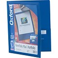 Oxford® Viewfolio™ Plus Portfolio, Blue