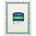 Geographics Achievement Certificates, 8.5 x 11, Blue/White, 25/Pack (GEO39087)