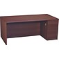 HON 10700 Series 72"W Single Right Pedestal Desk, Mahogany (10787RNN)