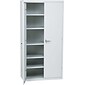 HON Brigade 5-Shelf Storage Cabinet, Light Gray, 72"H x 36"W x 18 1/8"D NEXT2017