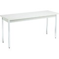 HON® Utility Table, Grey/Grey, 20x60