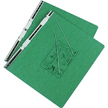 ACCO Presstex 6 Ringless Hanging Binder, Dark Green (54076)