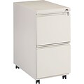 Alera™ Mobile File Pedestals with Full-Length Pulls; 2-Drawer, 23D, Putty