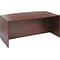 Alera™ Valencia Series Executive Suites in Mahogany, Bow Front Desk Shell