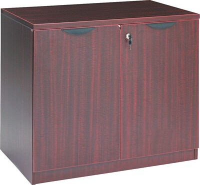 Alera® Valencia Series Executive Suites 1-Drawer Lateral File Cabinet, Mahogany, Legal (VA613622MY)