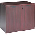 Alera® Valencia Series Executive Suites 1-Drawer Lateral File Cabinet, Mahogany, Legal (VA613622MY)