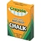 Crayola Anti-Dust Chalkboard Chalk, White, 12/Box (50-1402)