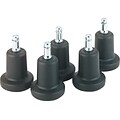 Master Caster High Profile B Stem Bell Glides, Black, 1 Set (MAS-70175)