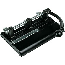 Mead-Hatcher Master 1340PB Adjustable Heavy-Duty 2 to 7-Hole Punch With Power Lever Handle, 40 Sheet