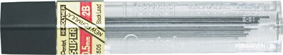 Pentel Super Hi-Polymer Lead Refill, 0.5mm, 12/Leads (C505-2B)