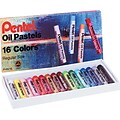 Pentel® Oil Pastel Set With Carrying Case, Assorted, 16/Set