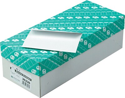 Quality Park Gummed Invitation Envelopes, 4 3/8 x 5 3/4, White, 500/Bx (QUA36226)