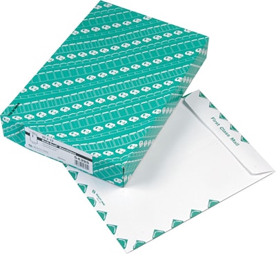 Quality Park Redi-Seal™ Open-End FCB Catalog Envelopes, 10 x 13, White, 100/Bx