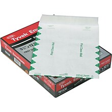 Quality Park Survivor First Class Self Seal Catalog Envelope, 9 1/2 x 12 1/2, White, 100/Box (QUAR