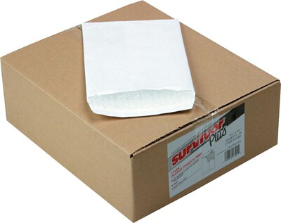 Quality Park Tyvek® Self-Seal Air Bubble Mailers, Side Seam, White, 6 1/2W x 9 1/2L, 25/Bx