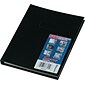 Blueline NotePro 1-Subject Professional Notebooks, 7.25" x 9.25", Quad, 96 Sheets, Black (REDA44C81)