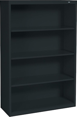 Tennsco® Metal Bookcases in Black, 52-1/2