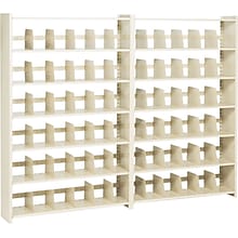 Tennsco® Snap-Together Shelving, 48x76, 6 Shelves, Closed Add-On Unit