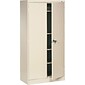 Tennsco® Standard Steel Storage Cabinet, Non-Assembled, 72Hx36Wx18D", Putty